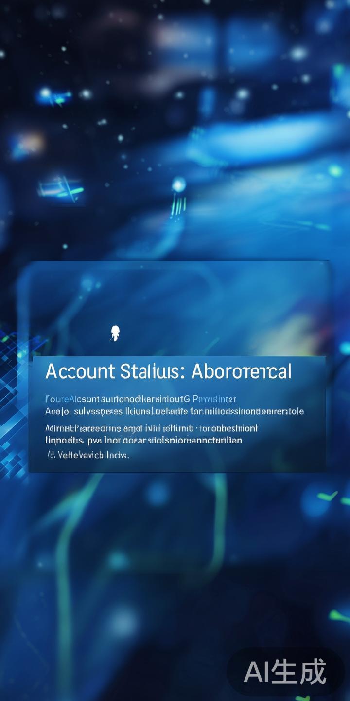 账户状态异常
账号被封禁、登录异常或权限限制，也